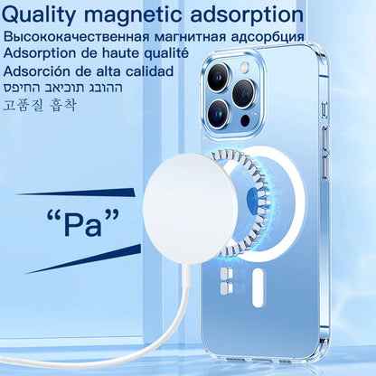 Luxury Magnetic Wireless Charging Case for iPhone