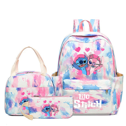 3Pcs/Set Disney Lilo & Stitch Backpack Set