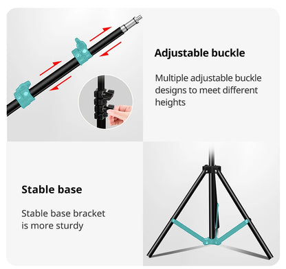 Adjustable Tripod Floor Tablet Stand