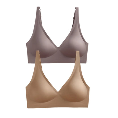 2Pcs/Set Seamless Wireless Bra