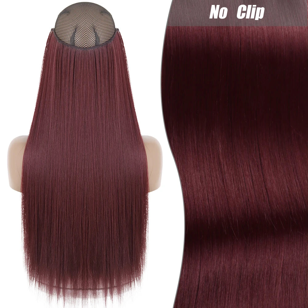 No Clips Natural Hair Extension