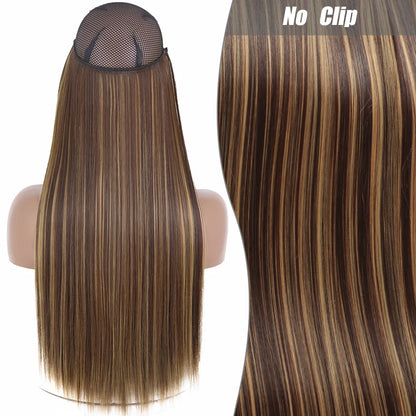No Clips Natural Hair Extension
