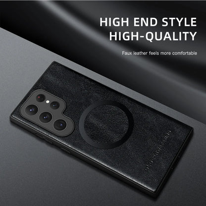 Luxury Leather Silicone Case for Samsung Galaxy S24/S23/S22