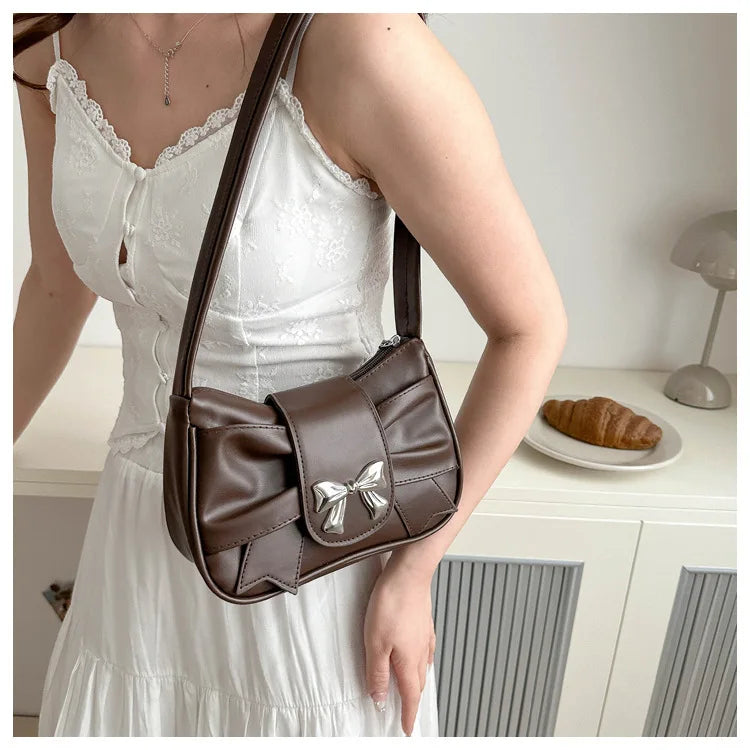 Trendy Bow Shoulder Bag