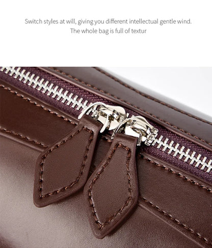 2025 New Genuine Leather Women’s Shoulder Bag