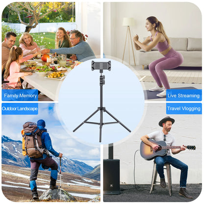 Adjustable Tripod Floor Tablet Stand