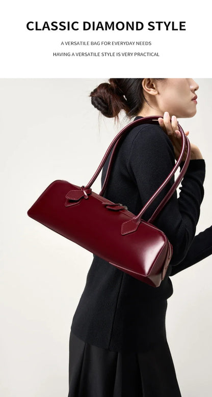 2025 New Genuine Leather Women’s Shoulder Bag