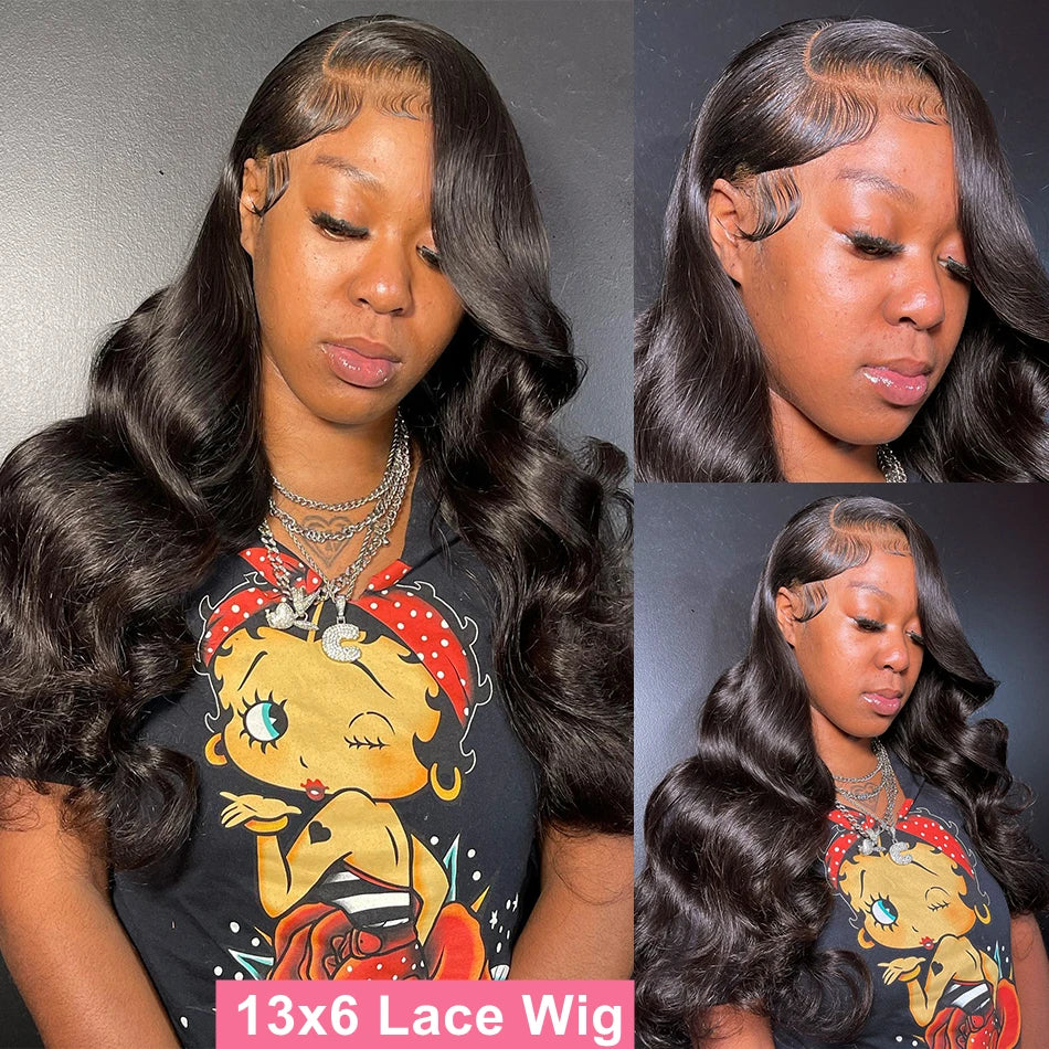 30–40 Inch 360 Full Lace Body Wave Human Hair Wig