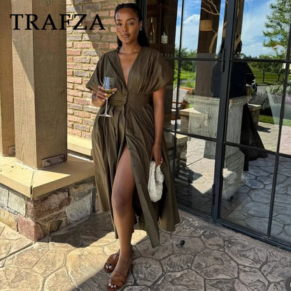 2025 Spring Summer Vintage Dress – Chic & Elegant Women’s Fashion