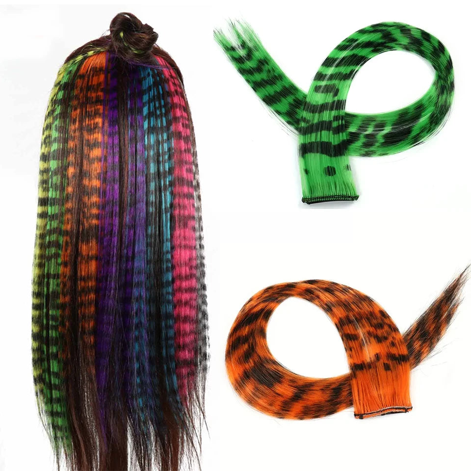 LUPU Synthetic Feather Hair Extension