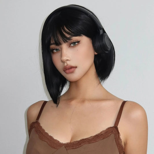 Short Straight Bob Wig for Women