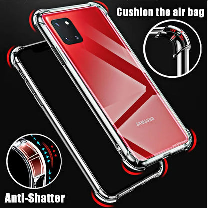 Clear Soft Phone Case for Samsung Galaxy Note10 Lite