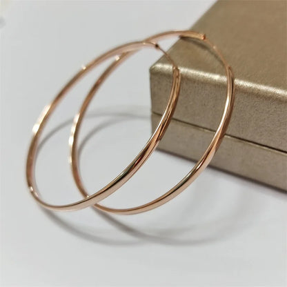 New 18K Gold Plated Hoop Earrings for Women