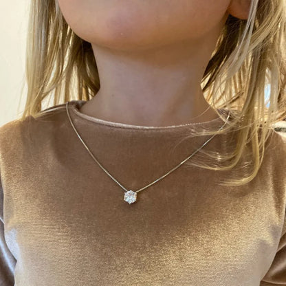 Hot 925 Sterling Silver Plated Necklace