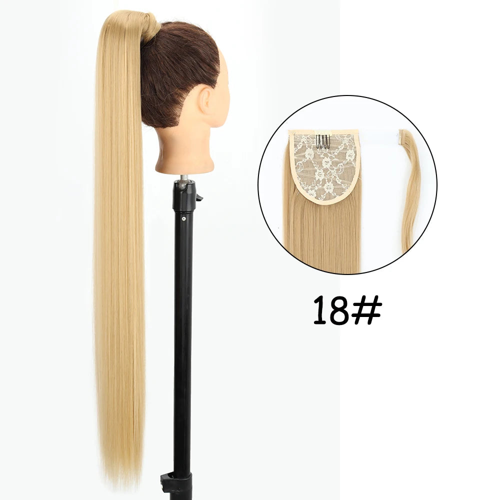 34-Inch Synthetic Ponytail Hair Extension