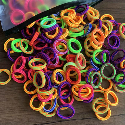 50/100PCS Colorful Nylon Hair Bands for Kids