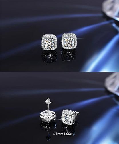 Moissanite Stud Earrings for Women