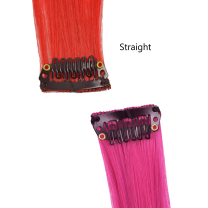 12 Colors Synthetic Hairpieces