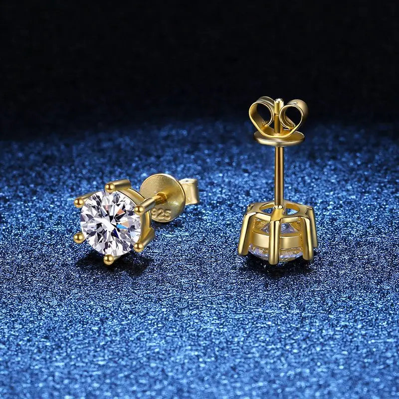 Moissanite Stud Earrings for Women