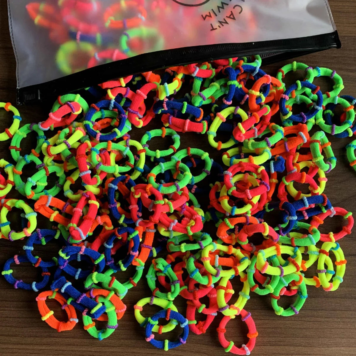 50/100PCS Colorful Nylon Hair Bands for Kids