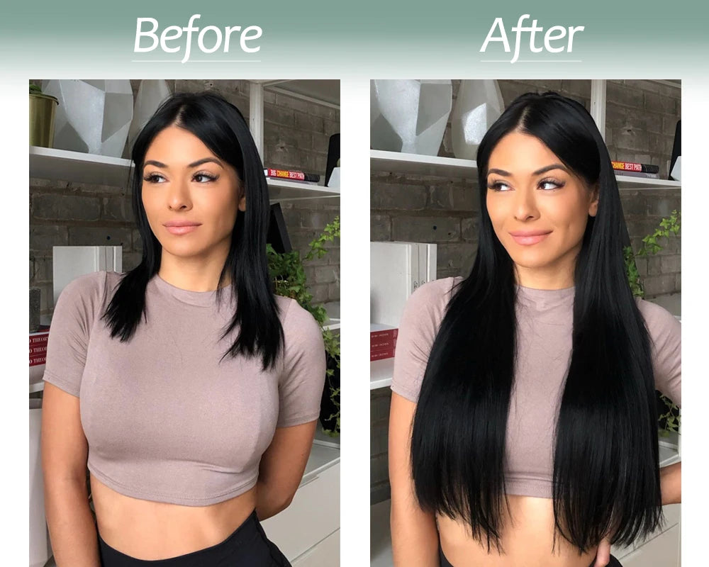 No Clips Natural Hair Extension