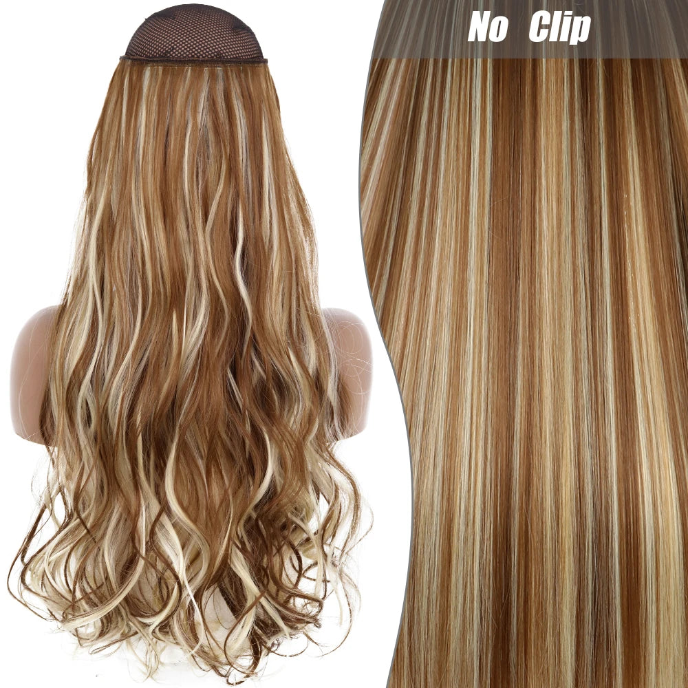 No Clips Natural Hair Extension