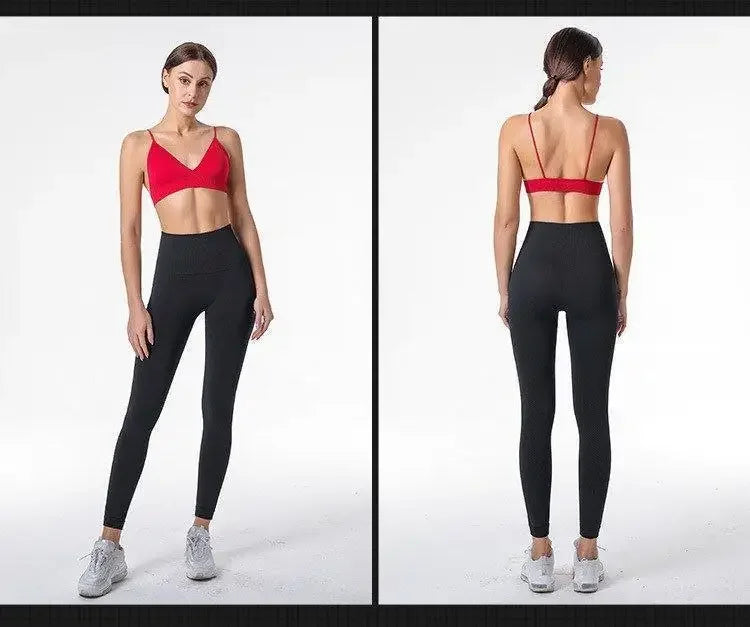 V-Neck Seamless Triangle Cup Bra Camisole