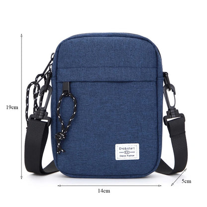 Simple Mini Crossbody Handbag for Men