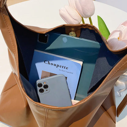 New Retro Simple Large Tote Bag