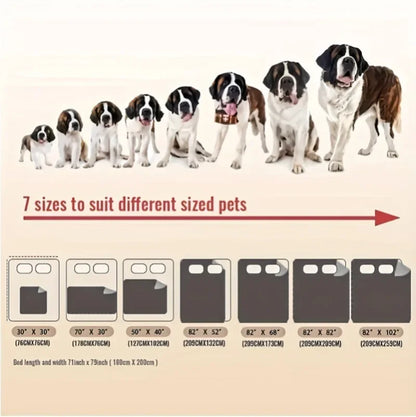 Double-Sided Waterproof Dog Bed Cover