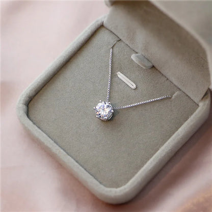 Hot 925 Sterling Silver Plated Necklace