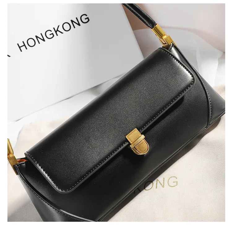 Genuine Leather Women’s Underarm Bag