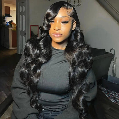 30–40 Inch 360 Full Lace Body Wave Human Hair Wig