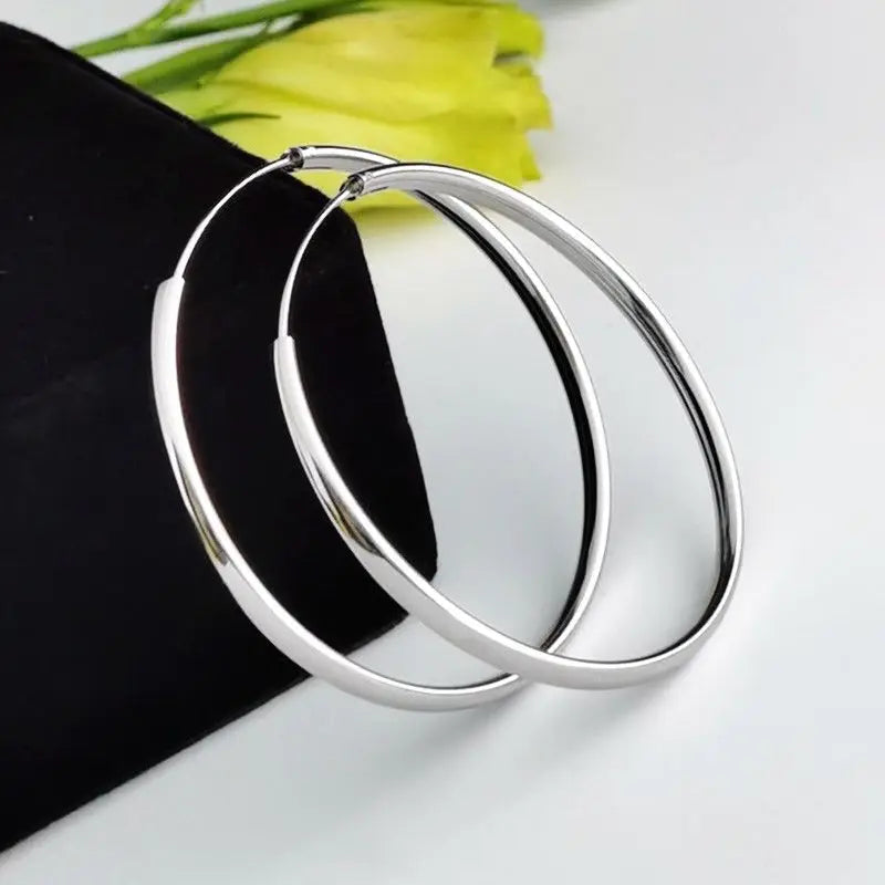 New 18K Gold Plated Hoop Earrings for Women