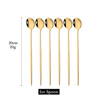 6 Pcs Coffee Stirring Spoon