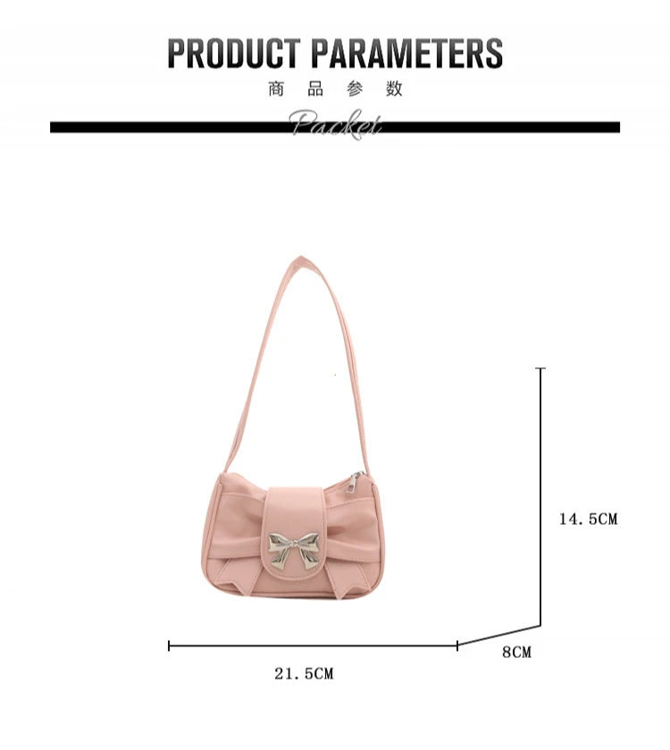 Trendy Bow Shoulder Bag