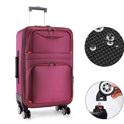Large Capacity Travel Suitcase Trolley Bag