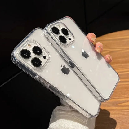 Luxury Transparent Soft Acrylic Phone Case for iPhone