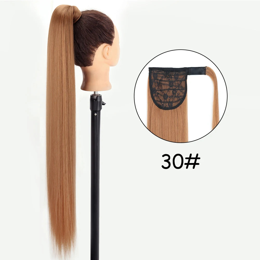 34-Inch Synthetic Ponytail Hair Extension