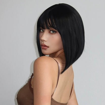 Short Straight Bob Wig for Women