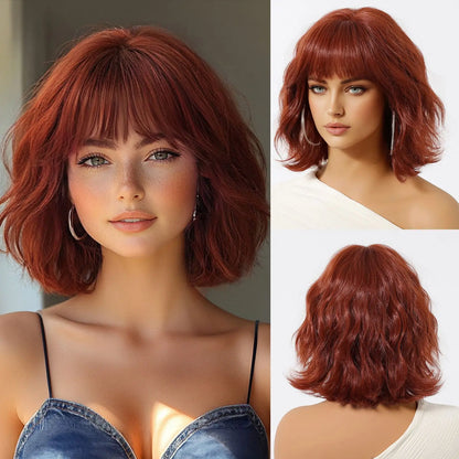 Short Straight Bob Wig for Women