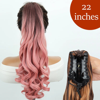 34-Inch Synthetic Ponytail Hair Extension