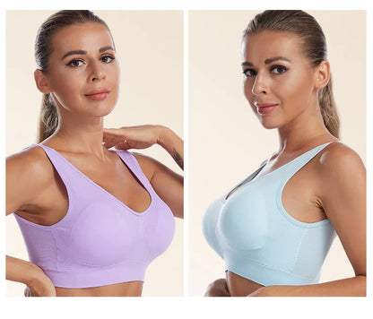 S–7XL Plus Size Seamless Wireless Bra