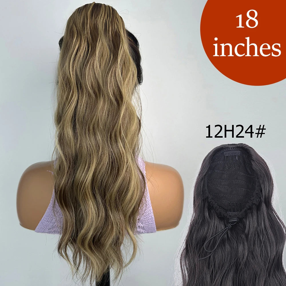 34-Inch Synthetic Ponytail Hair Extension