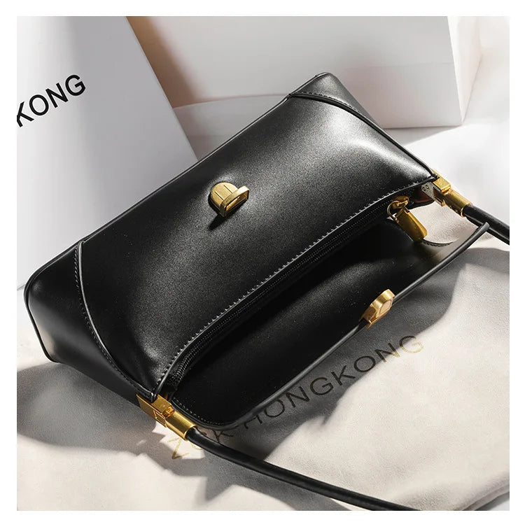 Genuine Leather Women’s Underarm Bag