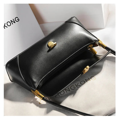 Genuine Leather Women’s Underarm Bag