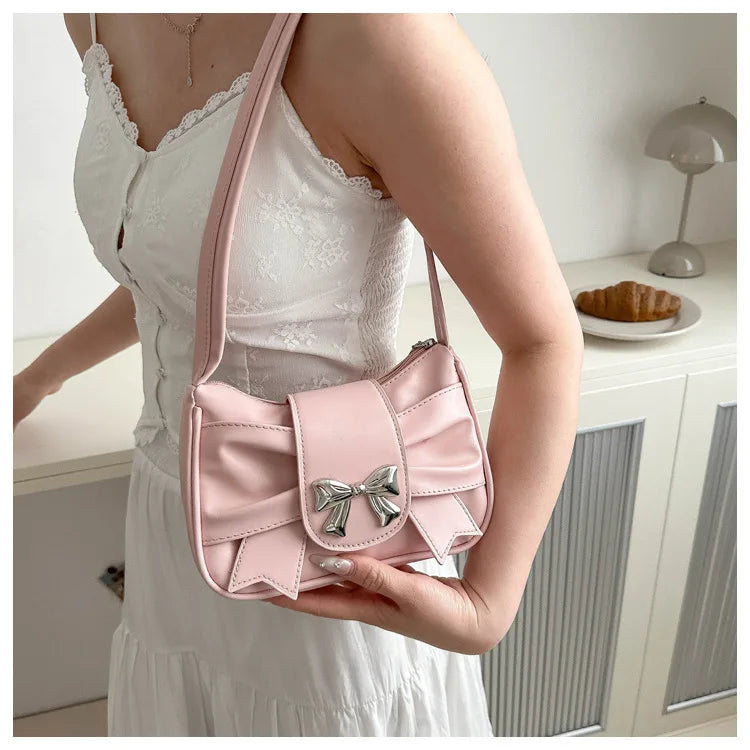 Trendy Bow Shoulder Bag