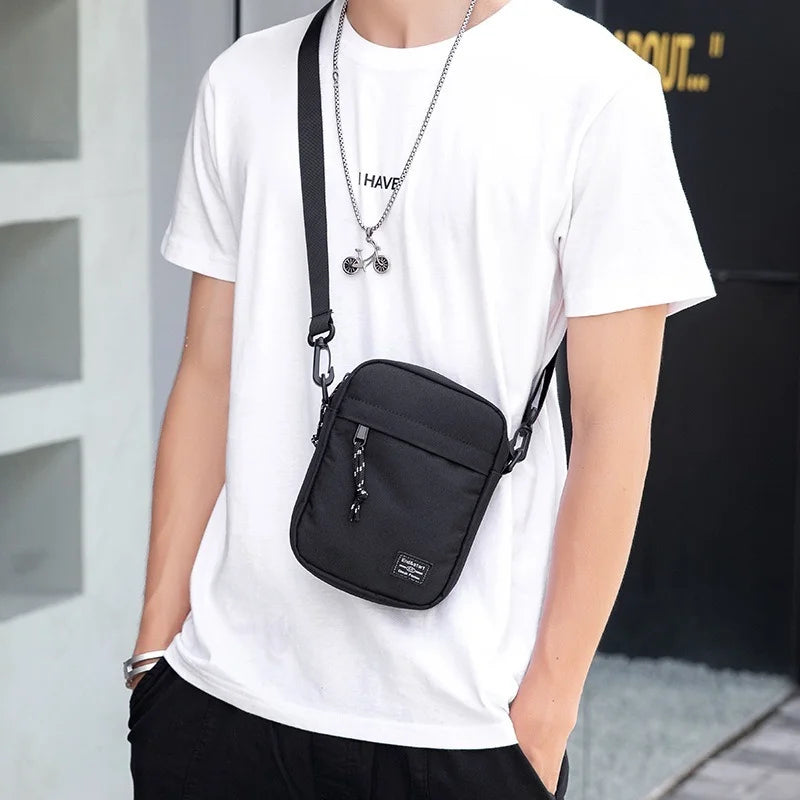 Simple Mini Crossbody Handbag for Men