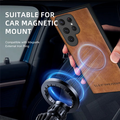 Luxury Leather Silicone Case for Samsung Galaxy S24/S23/S22