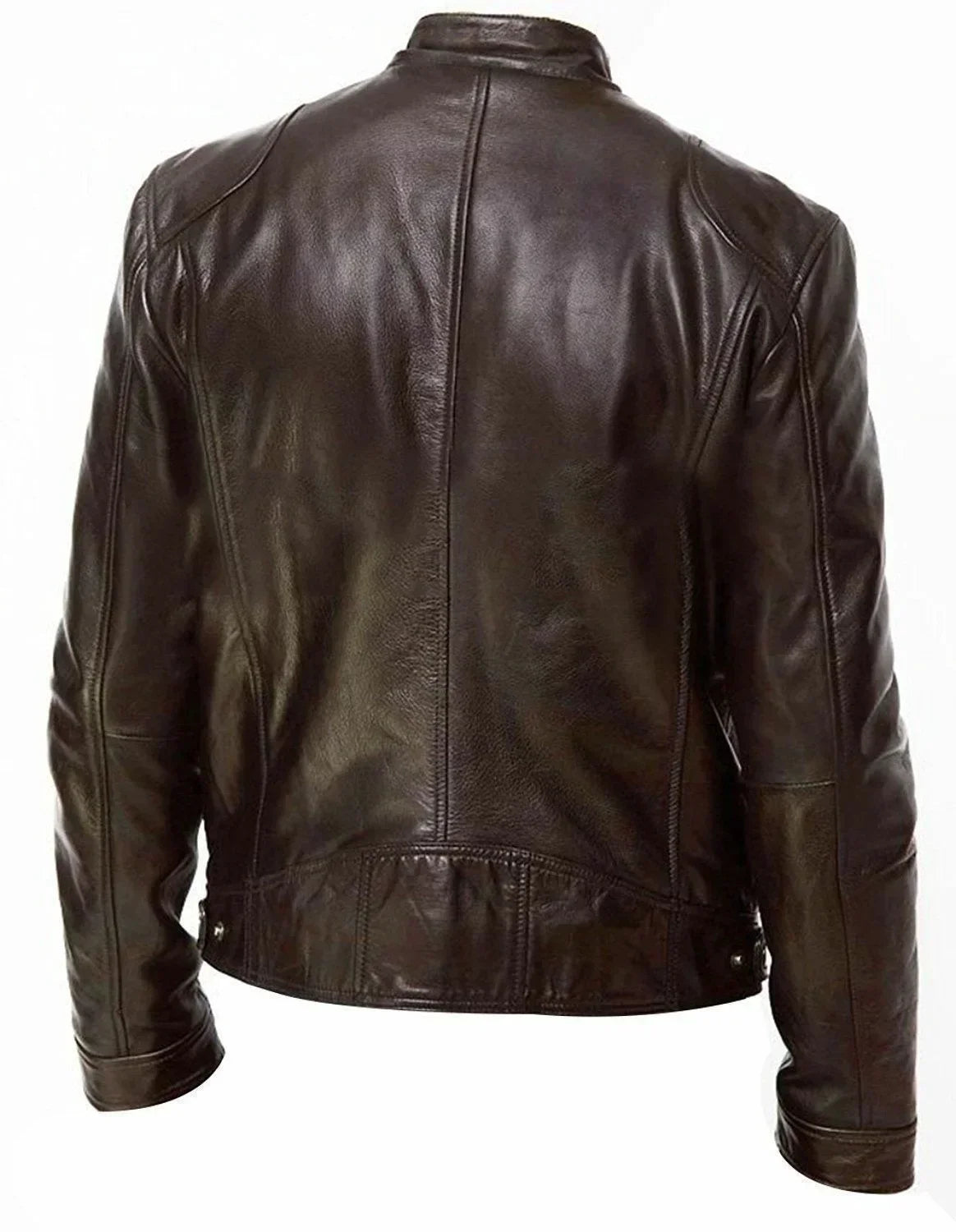 Men’s Vintage Leather Motorcycle Jacket